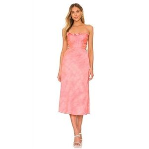Tularosa Pink Midi Dress